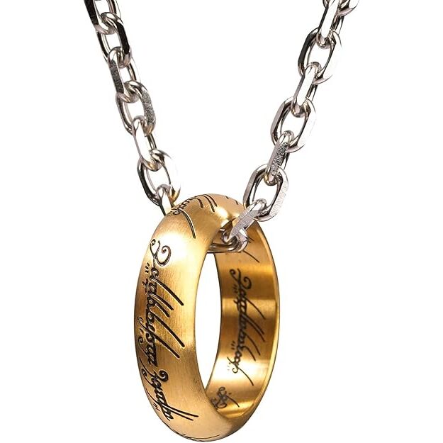 Lord Of The Rings The One Ring Anodised Stainless Steel Replica - Ginga Toys