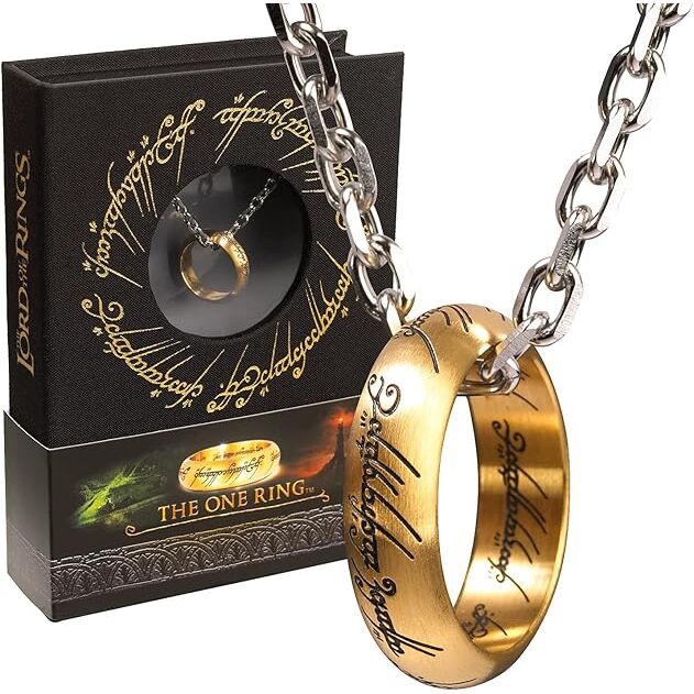 Lord Of The Rings The One Ring Anodised Stainless Steel Replica - Ginga Toys