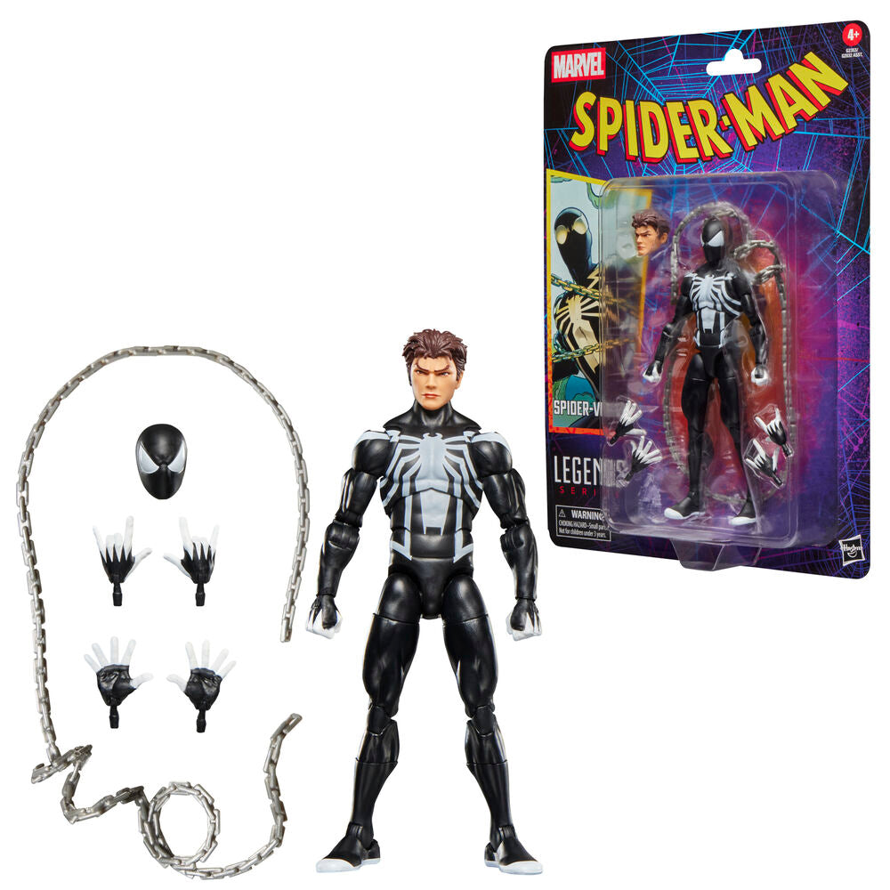 Spider-Man Marvel Legends Retro Collection Spider-Venom Action Figure 15cm – Hasbro – Ginga Toys
