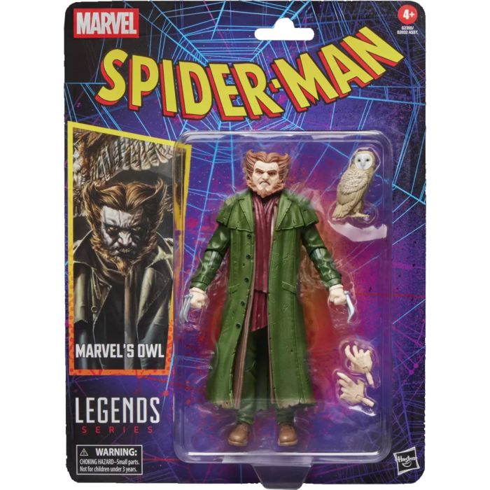 Marvel Legends Series Spider-Man Owl Action Figure 15cm – Hasbro – Ginga Toys