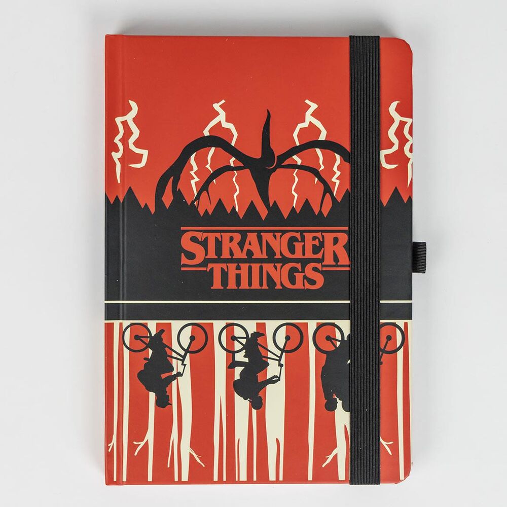 Stranger Things Notebook and Pen Stationery Gift Set - Ginga Toys
