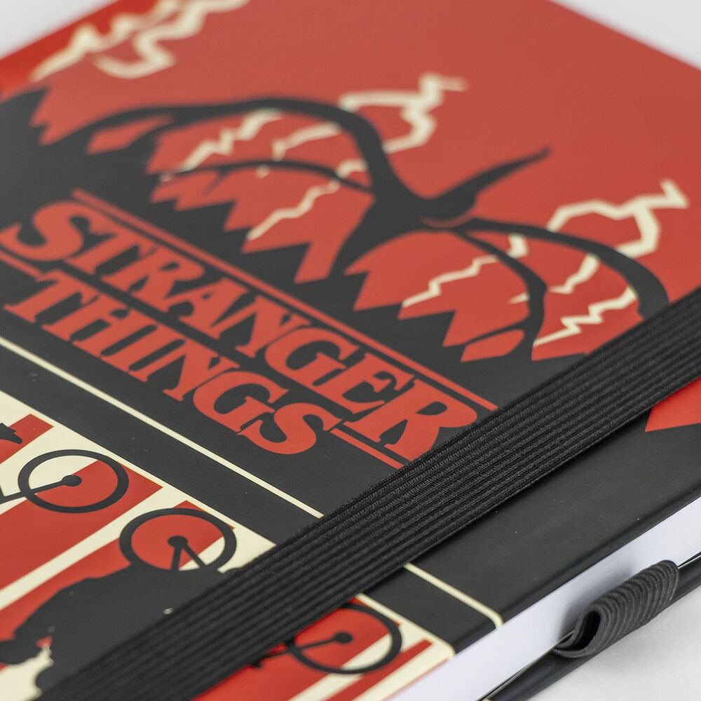 Stranger Things Notebook and Pen Stationery Gift Set - Ginga Toys