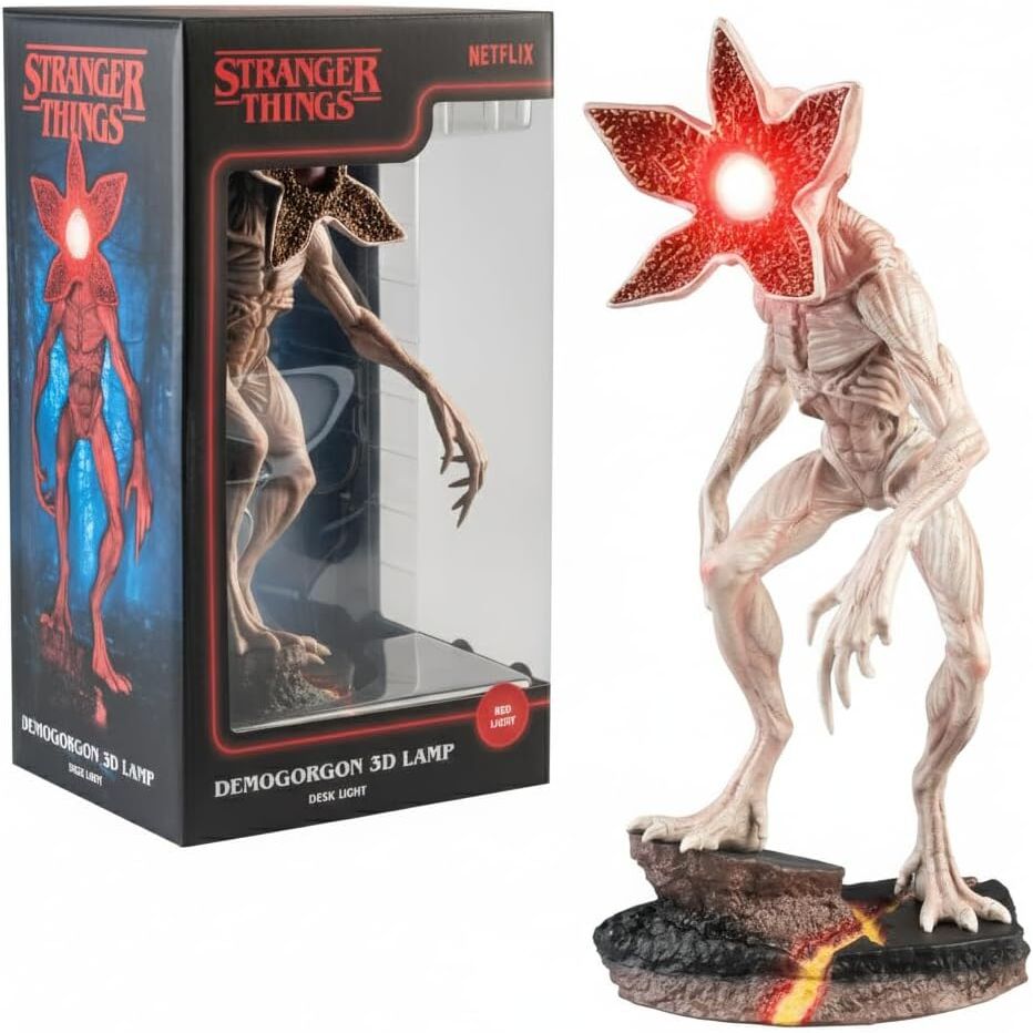 Stranger Things Demogorgon Rechargeable LED Desk Lamp - Ginga Toys