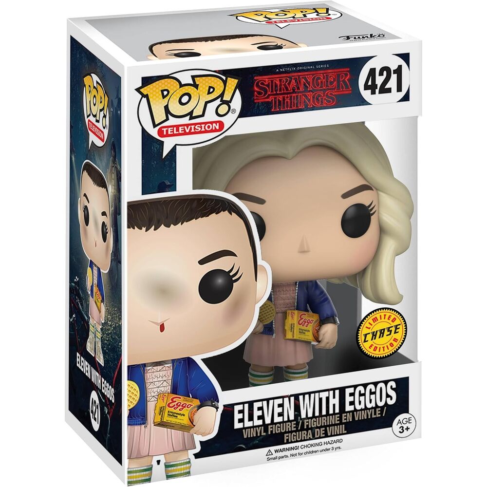 Funko Pop! Television: Stranger Things #421 - Eleven with Eggos CHASE  - Ginga Toys