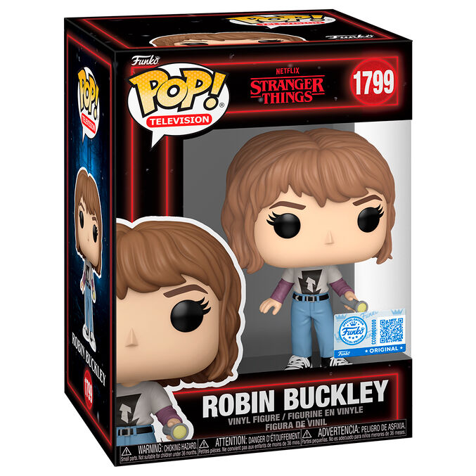 Funko Stranger Things 5 Pop! Television #1799 Robin Buckley Vinyl Figure Exclusive - Ginga Toys