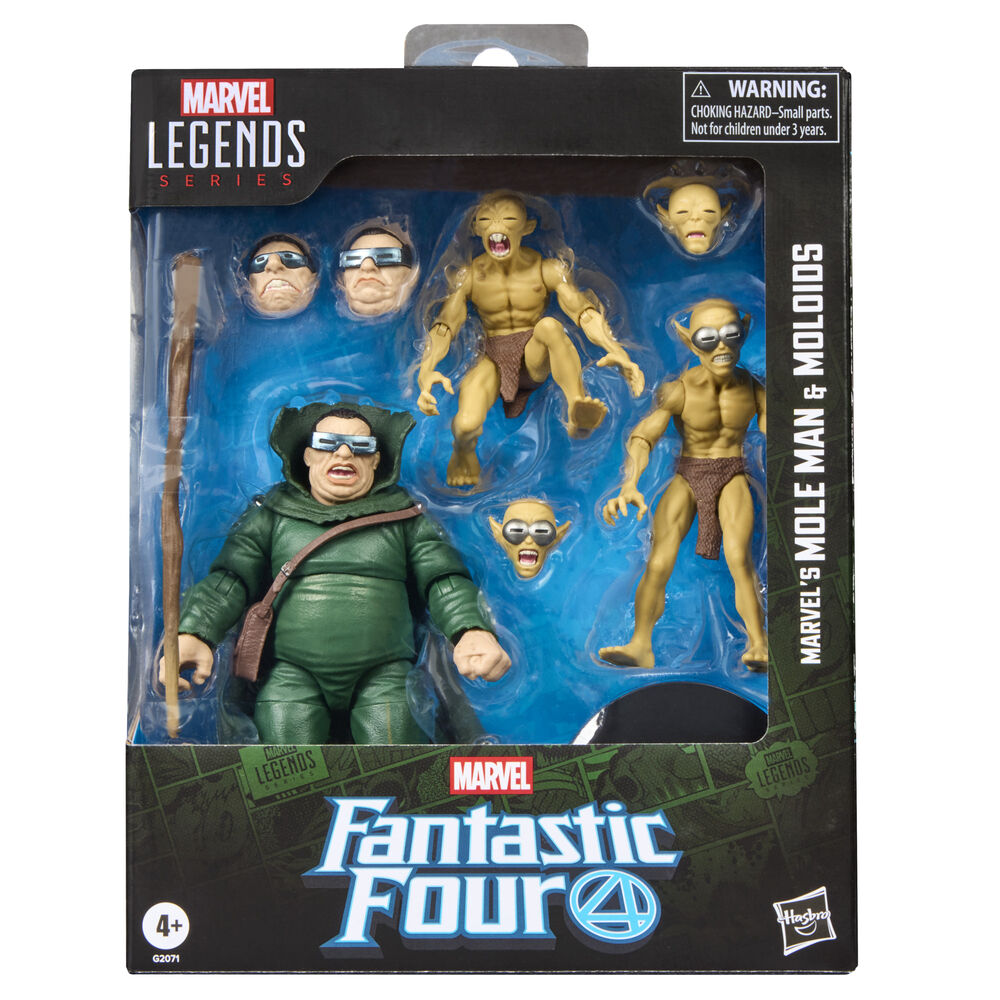 HASBRO Marvel Legends Fantastic Four Mole Man and Moloids 3-Pack action figures - Ginga Toys