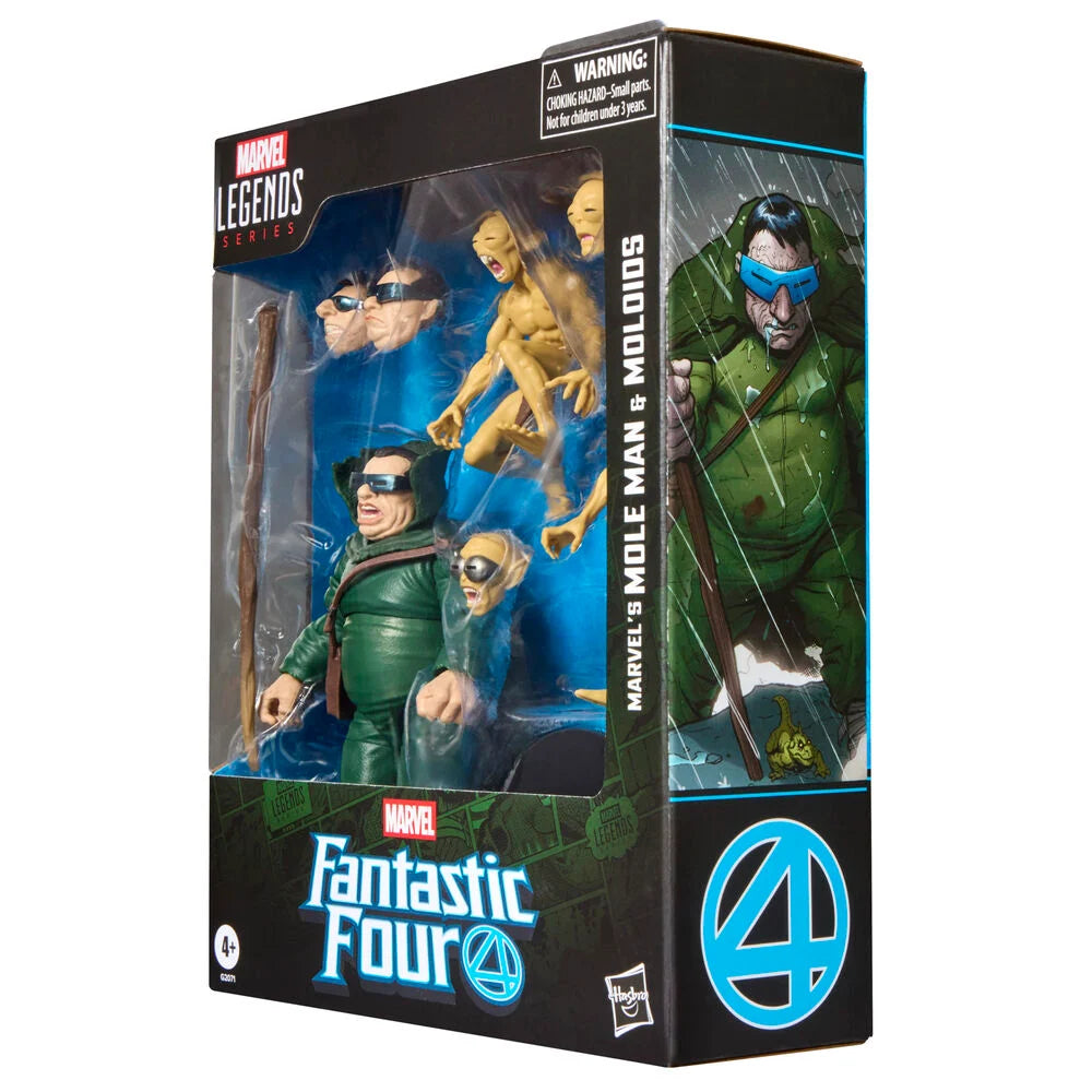 HASBRO Marvel Legends Fantastic Four Mole Man and Moloids 3-Pack action figures - Ginga Toys