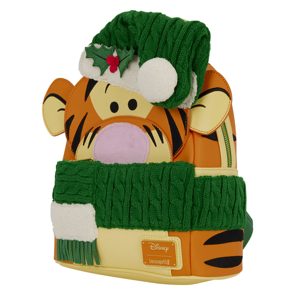 LOUNGEFLY Disney Winnie the Pooh Tigger Holiday Cosplay plush mini backpack - Ginga Toys