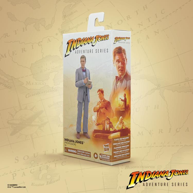 Indiana Jones Adventure Series Indiana Jones (Professor) Figure - Hasbro - Ginga Toys