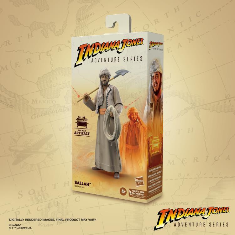 Indiana Jones Adventure Series Sallah (Ark of the Covenant BAA) - Hasbro - Ginga Toys