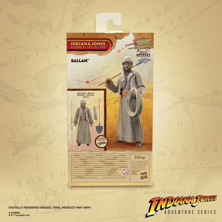 Indiana Jones Adventure Series Sallah (Ark of the Covenant BAA) - Hasbro - Ginga Toys