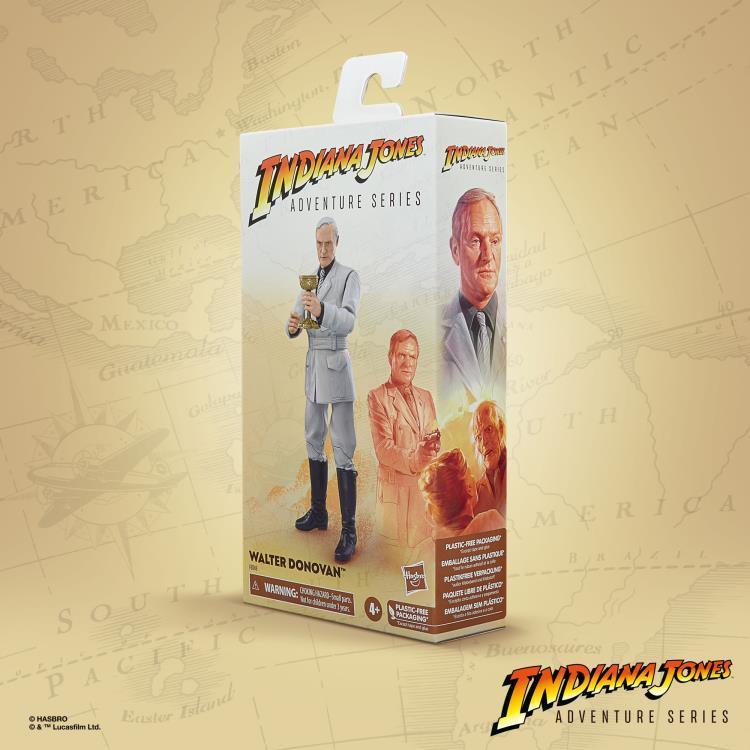 Indiana Jones Adventure Series The Last Crusade Walter Donovan Figure - Hasbro - Ginga Toys
