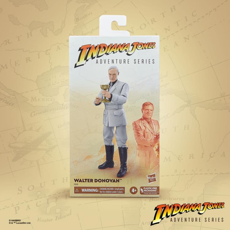 Indiana Jones Adventure Series The Last Crusade Walter Donovan Figure - Hasbro - Ginga Toys