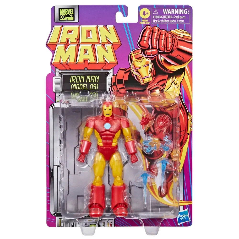 Iron Man Marvel Legends Retro Collection Iron Man (Model 09) Action Figure - Ginga Toys