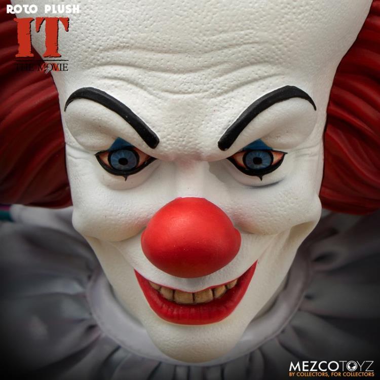IT (1990) Mezco Designer Series Pennywise Roto Plush Doll - Mezco Toyz - Ginga Toys