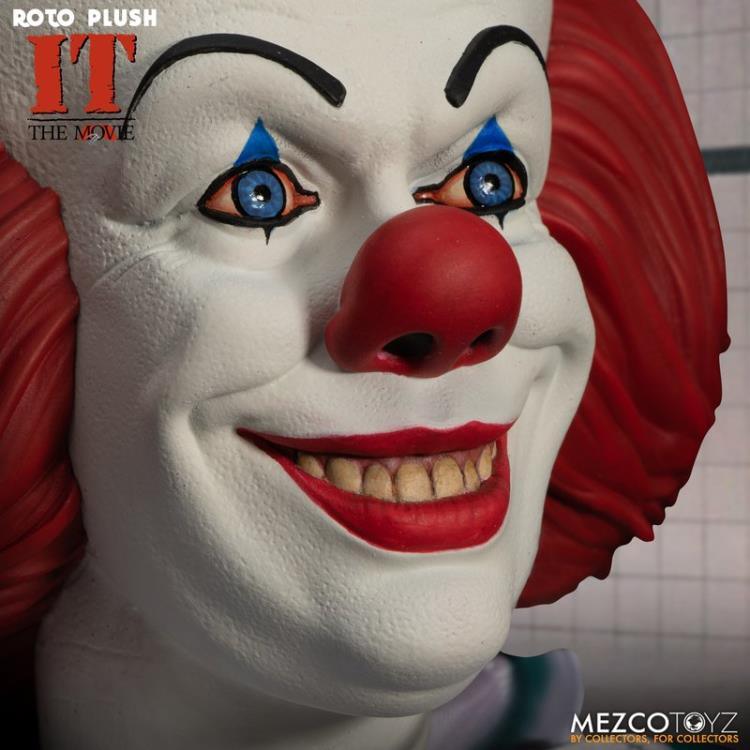 IT (1990) Mezco Designer Series Pennywise Roto Plush Doll - Mezco Toyz - Ginga Toys