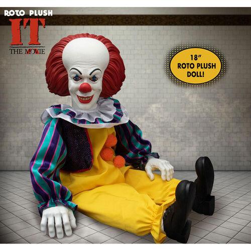 IT (1990) Mezco Designer Series Pennywise Roto Plush Doll - Mezco Toyz - Ginga Toys
