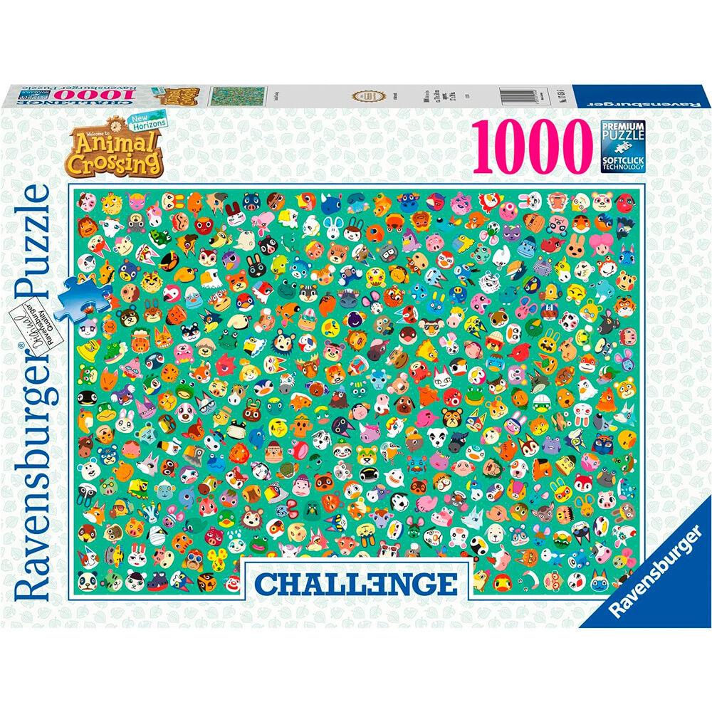 Jigsaw Animal Crossing Challenge Puzzle - 1000 Pieces Puzzle - Ravensburger - Ginga Toys