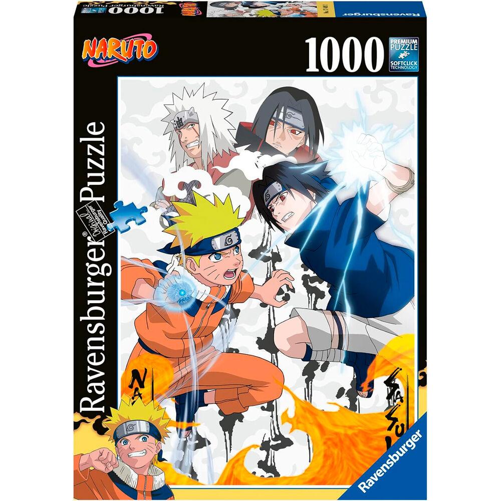 Jigsaw Naruto Shippuden Puzzle - 1000 Pieces Puzzle - Ravensburger - Ginga Toys