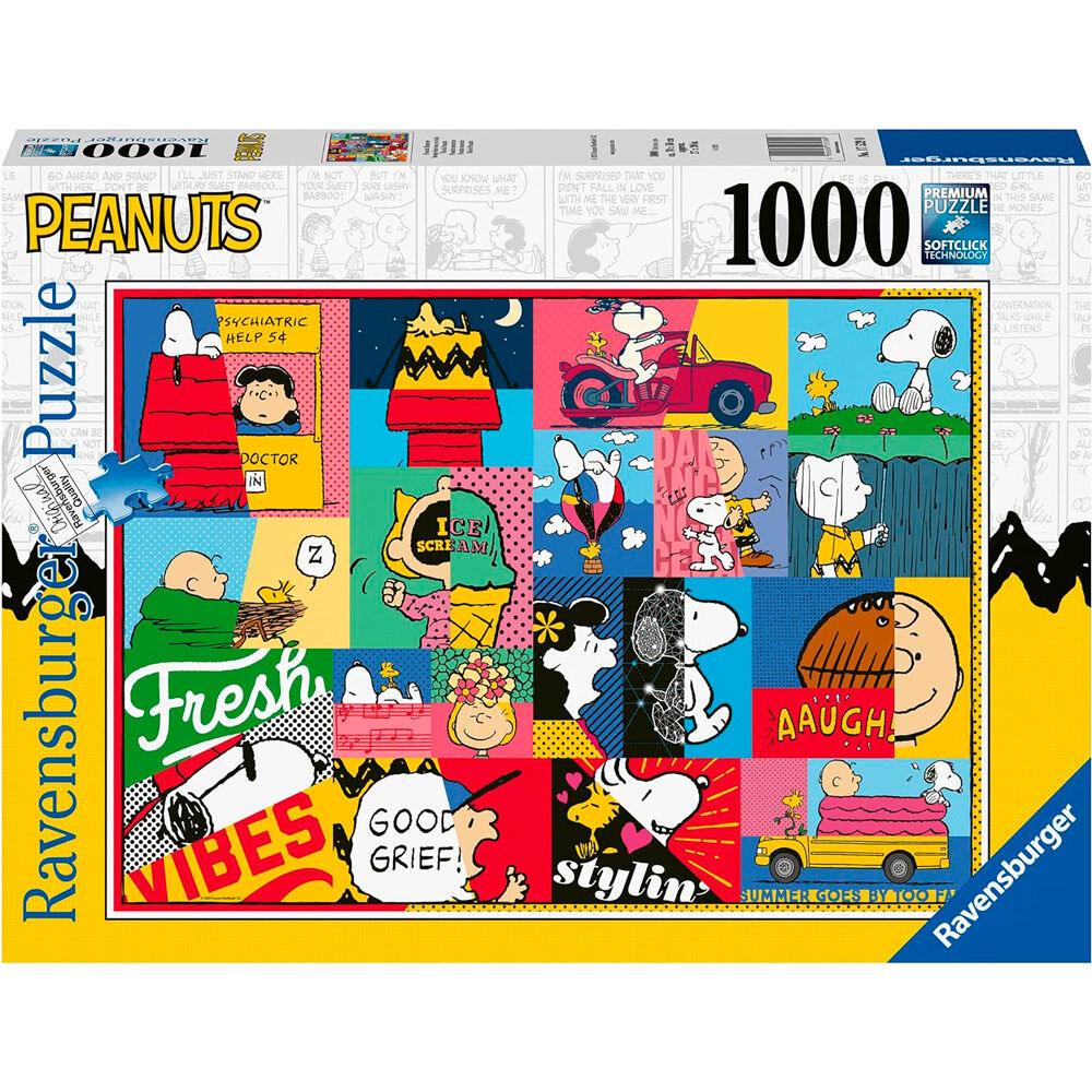 Jigsaw Peanuts Snoopy Puzzle - 1000 Pieces Puzzle - Ravensburger - Ginga Toys