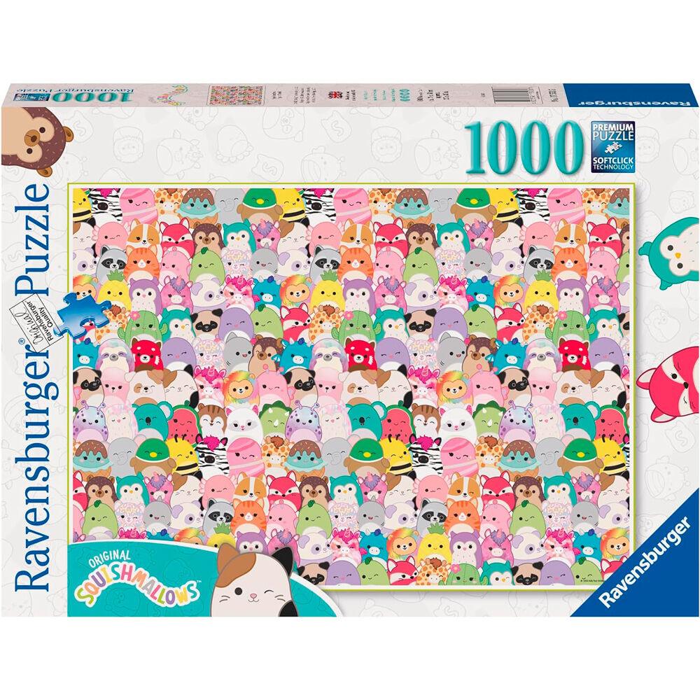 Jigsaw Squishmallows Challenge Puzzle - 1000 Pieces Puzzle - Ravensburger - Ginga Toys
