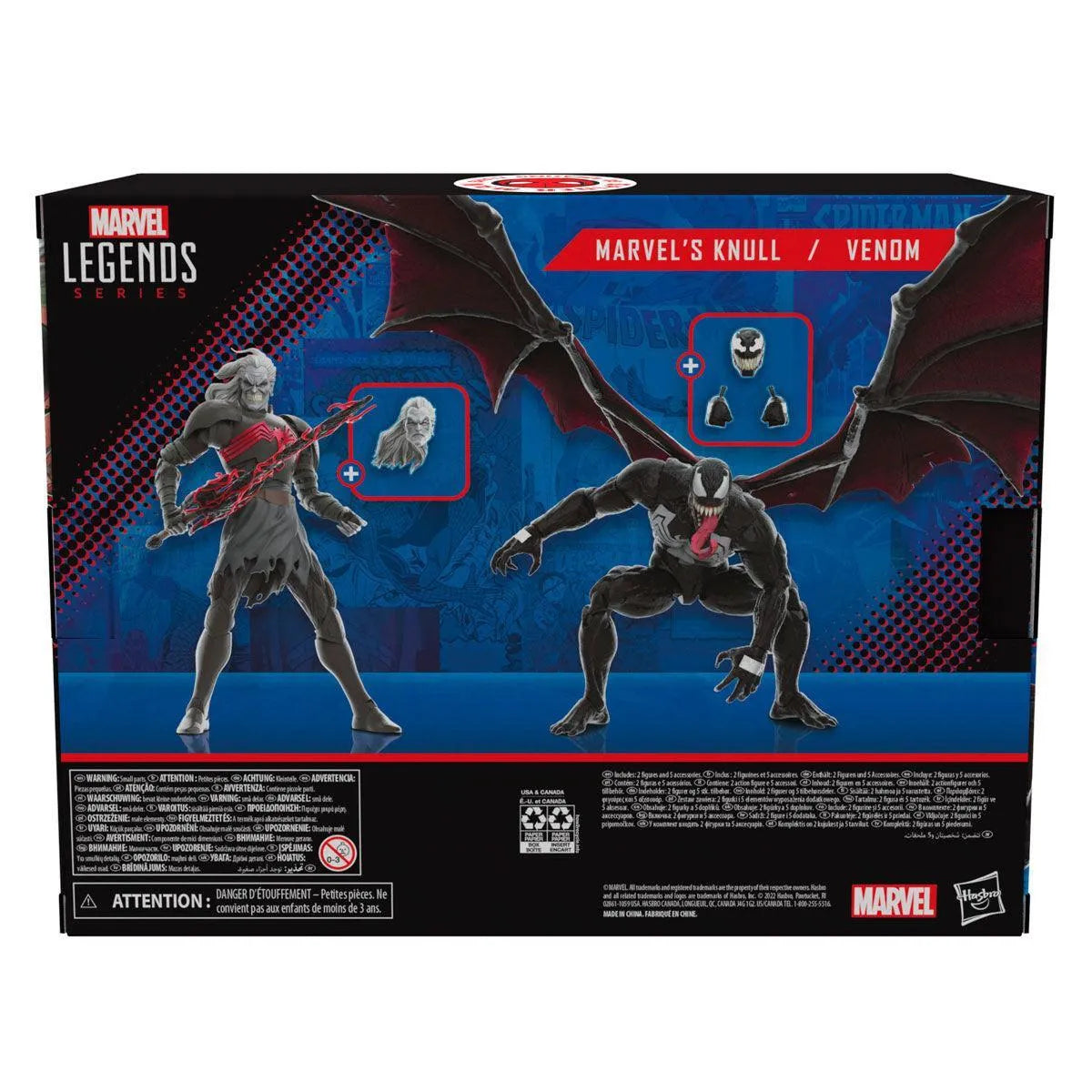 King in Black Marvel Knull & Venom Action Figures 2 Set (Marvel