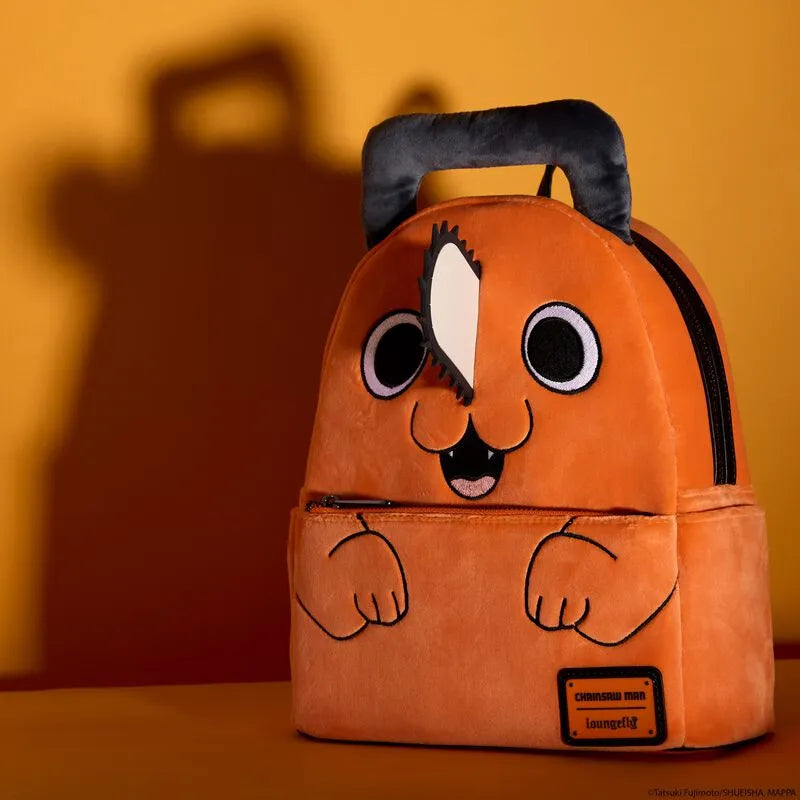 Loungefly Chainsaw Man Pochita Plush Mini Backpack - Ginga Toys