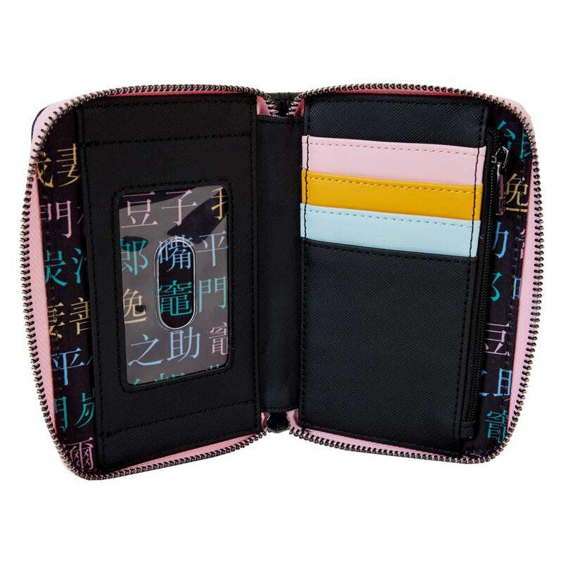 Loungefly Demon Slayer Heroes Group Zip Around Wallet - Ginga Toys