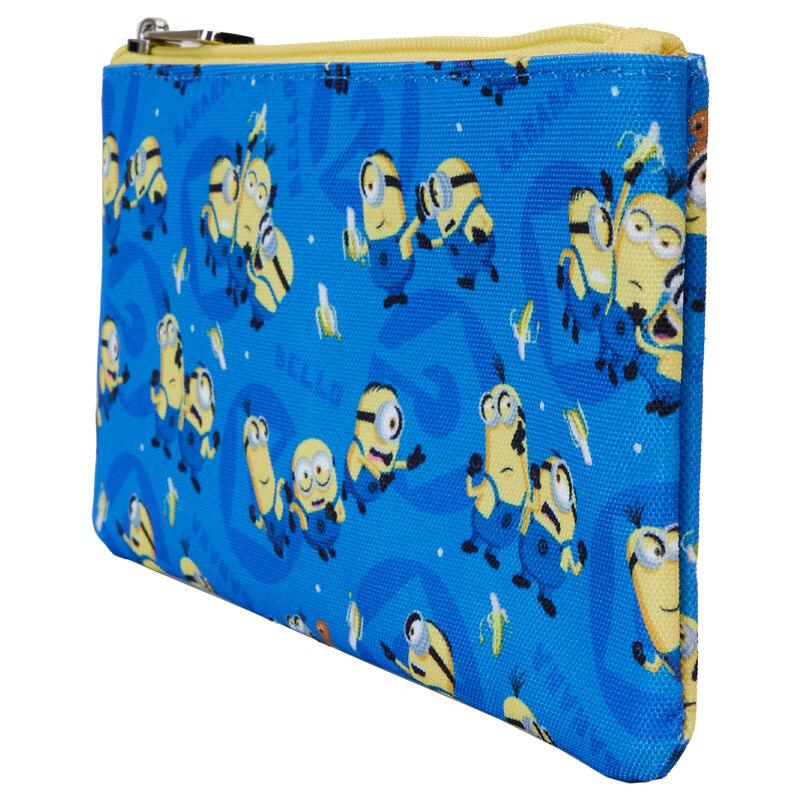 Loungefly Despicable Me Minions All-Over Print Nylon Zipper Pouch Wristlet - Ginga Toys