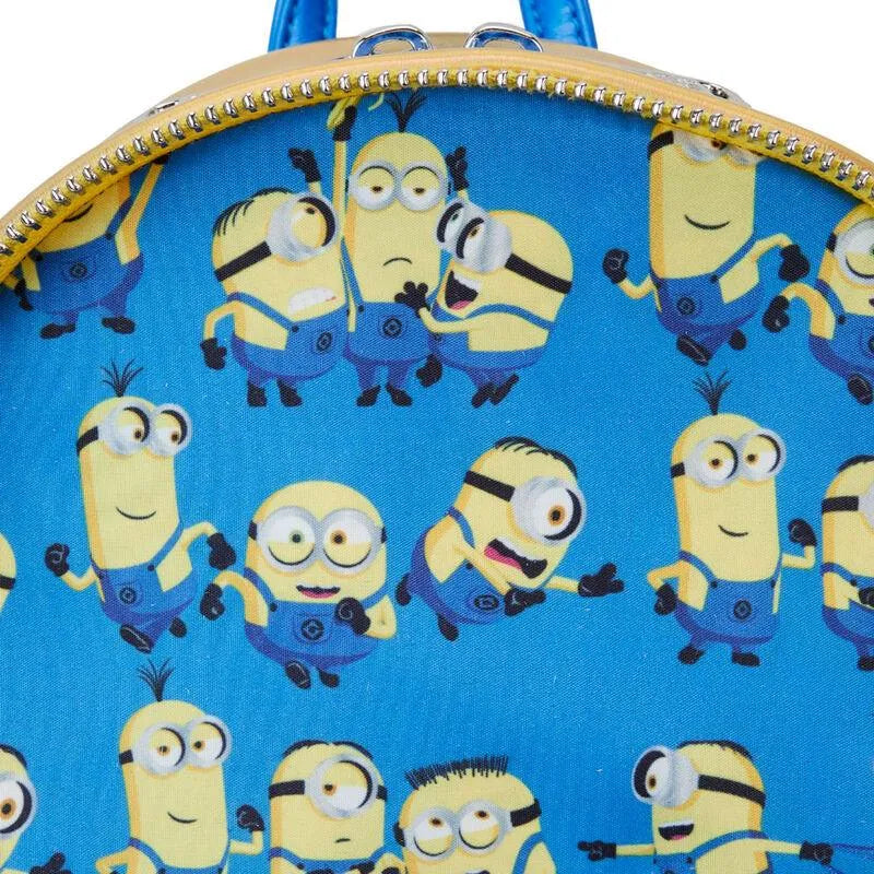 despicable me mini backpack Loungefly Despicable Me Minions Bob Iridescent Cosplay Mini Backpack