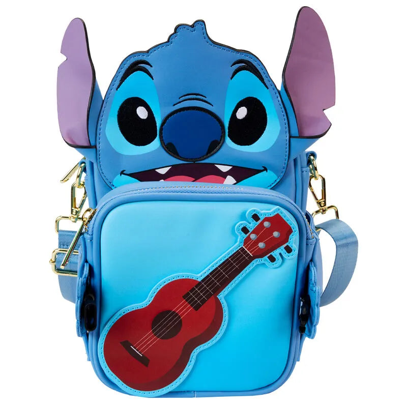 Loungefly Disney Lilo and Stitch - Stitch Camping Crossbuddies Crossbody Bag with Coins Bag - Ginga Toys
