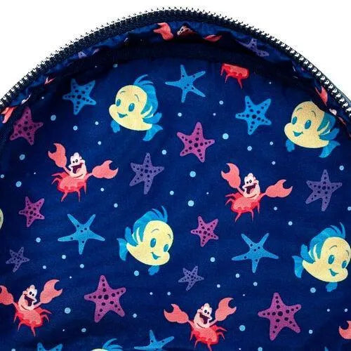 Loungefly Disney Little Mermaid Gondola Scene Mini Backpack  display picture 2