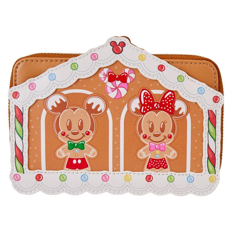 Loungefly Disney Mickey & Friends Gingerbread House Zip Around Wallet - Loungefly - Ginga Toys