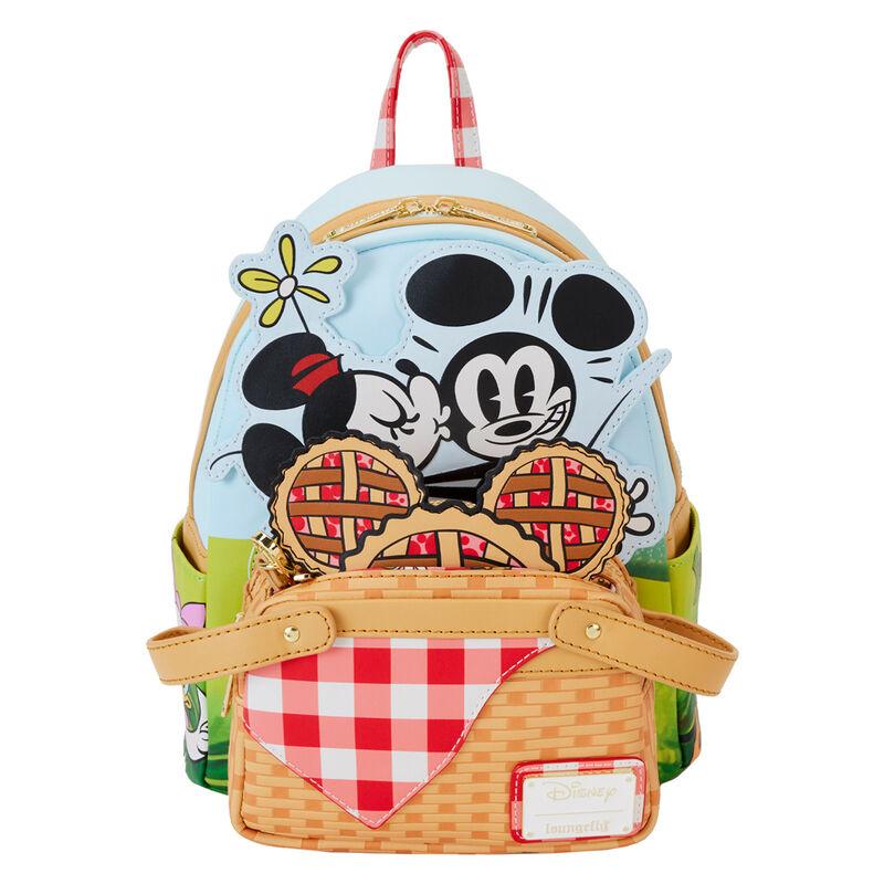 Loungefly Disney Mickey & Friends Picnic Basket Mini Backpack with Coin Bag - Ginga Toys