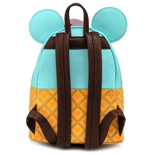 Loungefly Disney Mickey and Minnie Sweets Ice Cream Mini Backpack - Loungefly - Ginga Toys