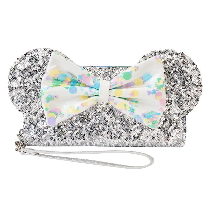 Loungefly Disney Mickey Mouse and Friends Birthday Celebration Zip Around Wallet - Ginga Toys