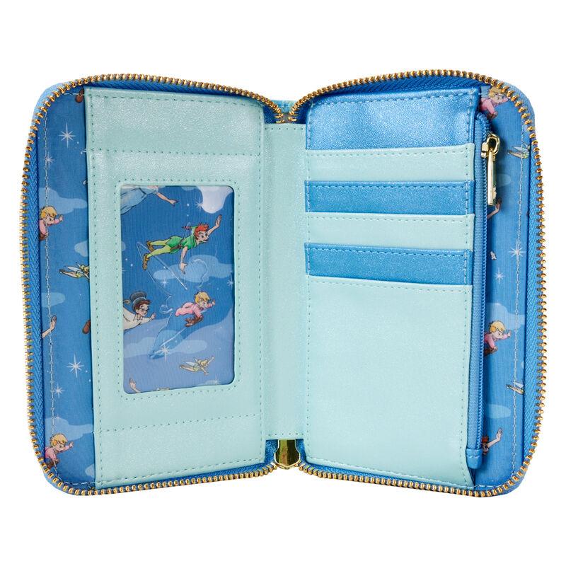 Loungefly Disney Peter Pan You Can Fly Glow Zip Around Wallet - Ginga Toys