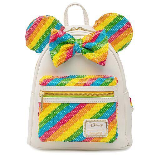Loungefly Disney Sequin Rainbow Minnie Mouse Mini Backpack - Loungefly - Ginga Toys