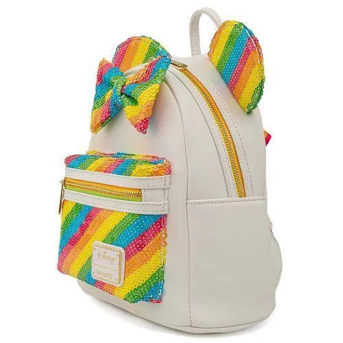 Loungefly Disney Sequin Rainbow Minnie Mouse Mini Backpack - Loungefly - Ginga Toys
