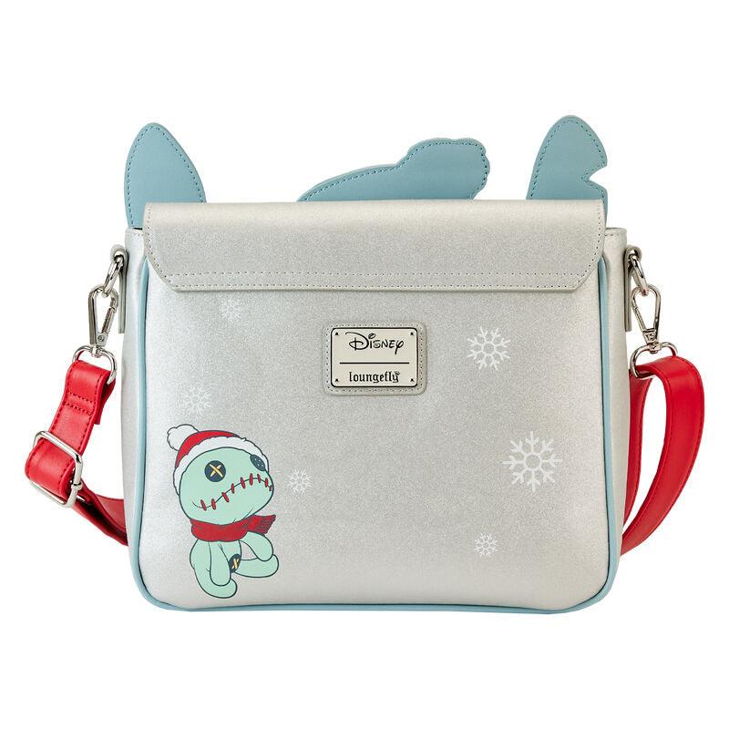 Loungefly Lilo and Stitch Striped Halloween Candy Wrapper Crossbody Bag