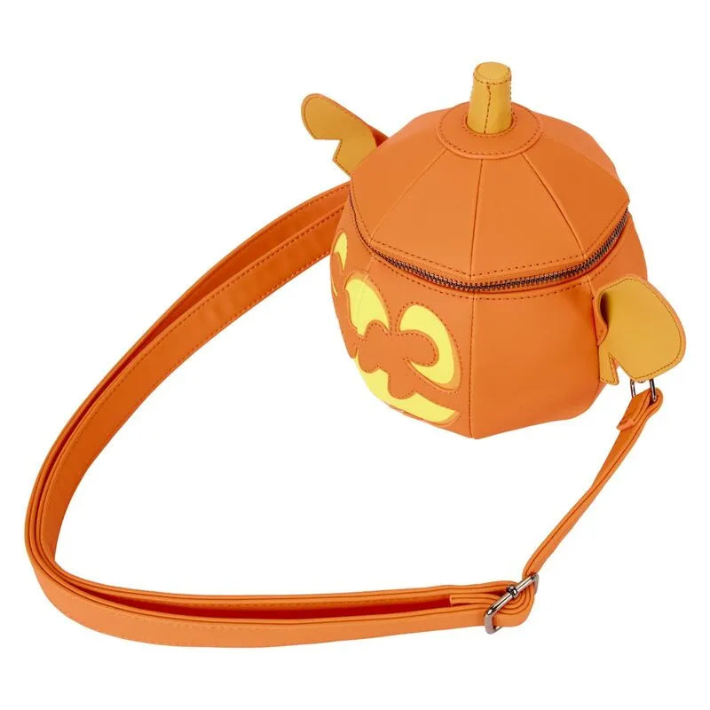 Loungefly Disney Stitch Pumpkin Head Figural Glow Crossbody Bag - Ginga Toys