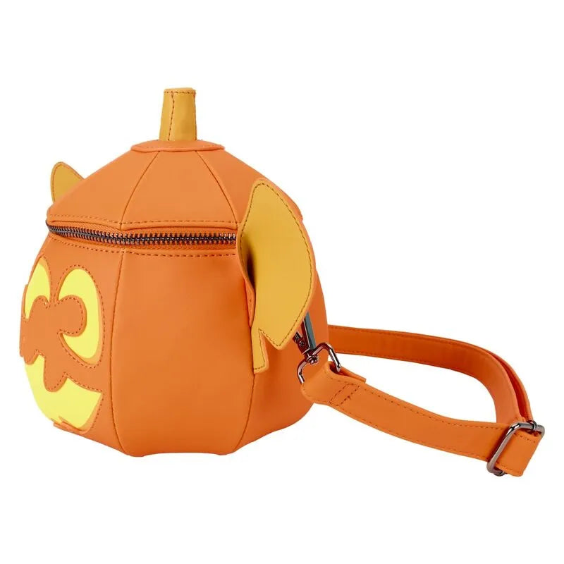 Loungefly Disney Stitch Pumpkin Head Figural Glow Crossbody Bag - Ginga Toys