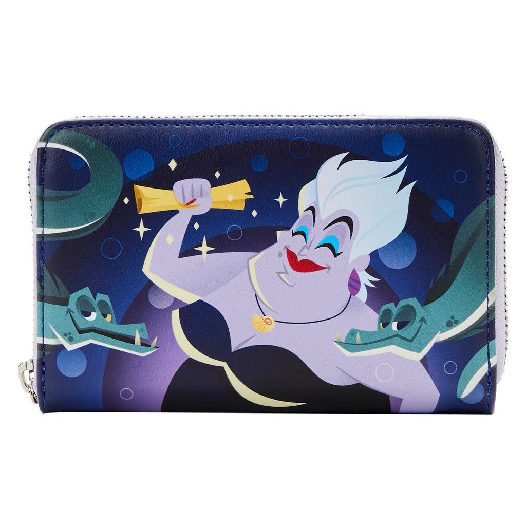 Loungefly Disney The Little Mermaid Ursula Lair Glow Zip Around Wallet - Loungefly - Ginga Toys