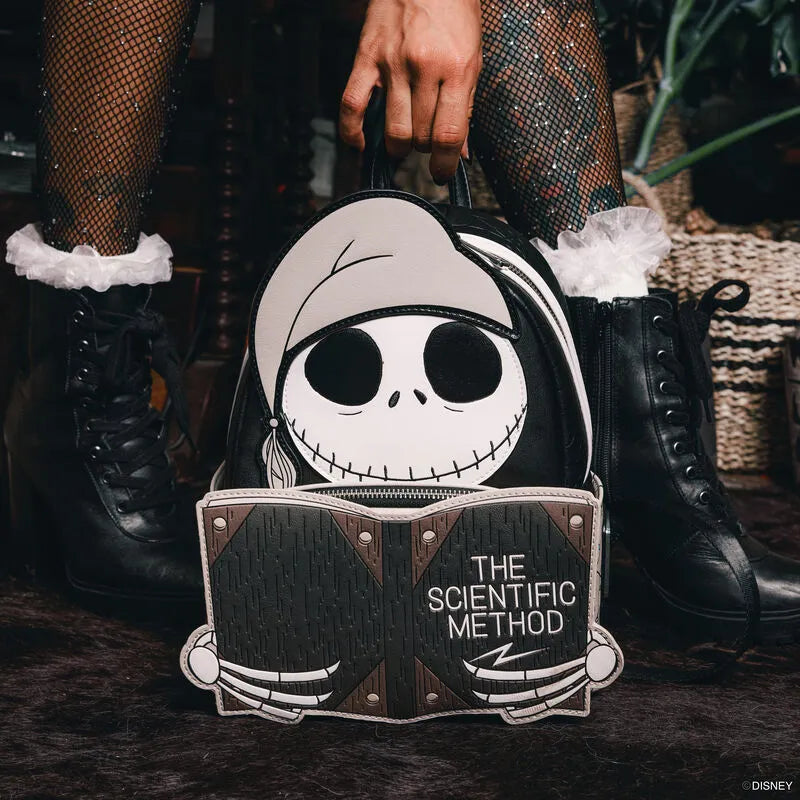 Loungefly Disney The Nightmare Before Christmas Scientific Method Bedtime Jack Cosplay Glow Mini Backpack - Ginga Toys