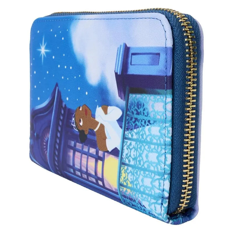 Loungefly Disney The Princess And The Frog 15th Anniversary Evening Star Glow Zip Around Wallet - Ginga Toys