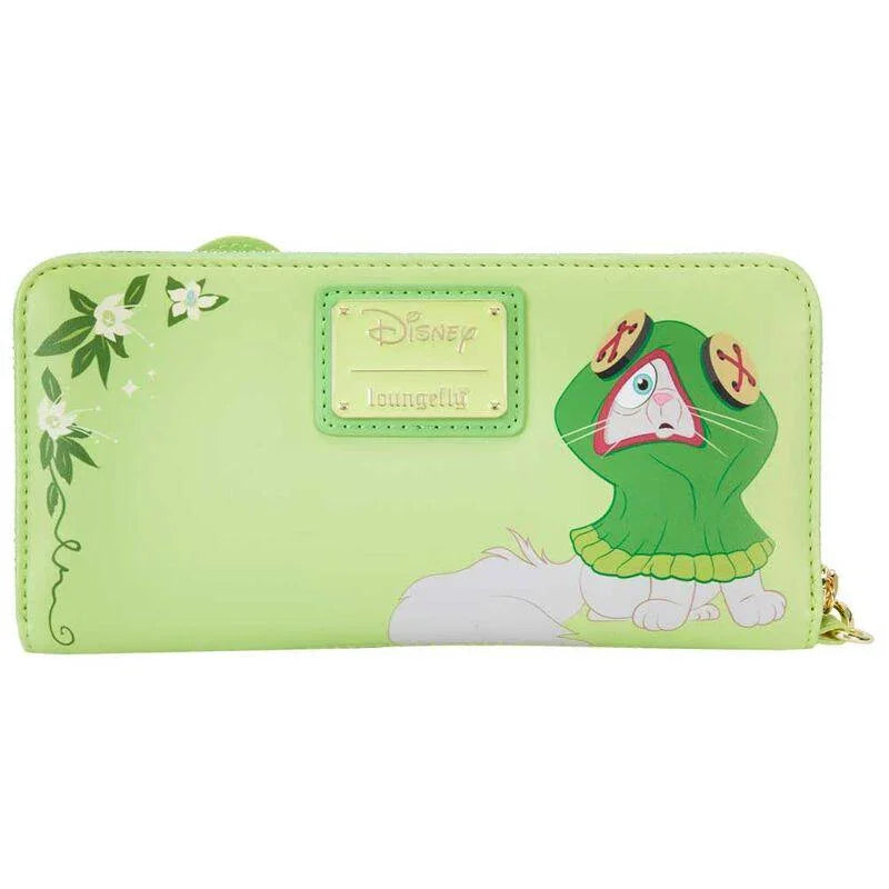Loungefly Disney The Princess and the Frog Princess Series Lenticular Zip Around Wristlet Wallet - Ginga Toys