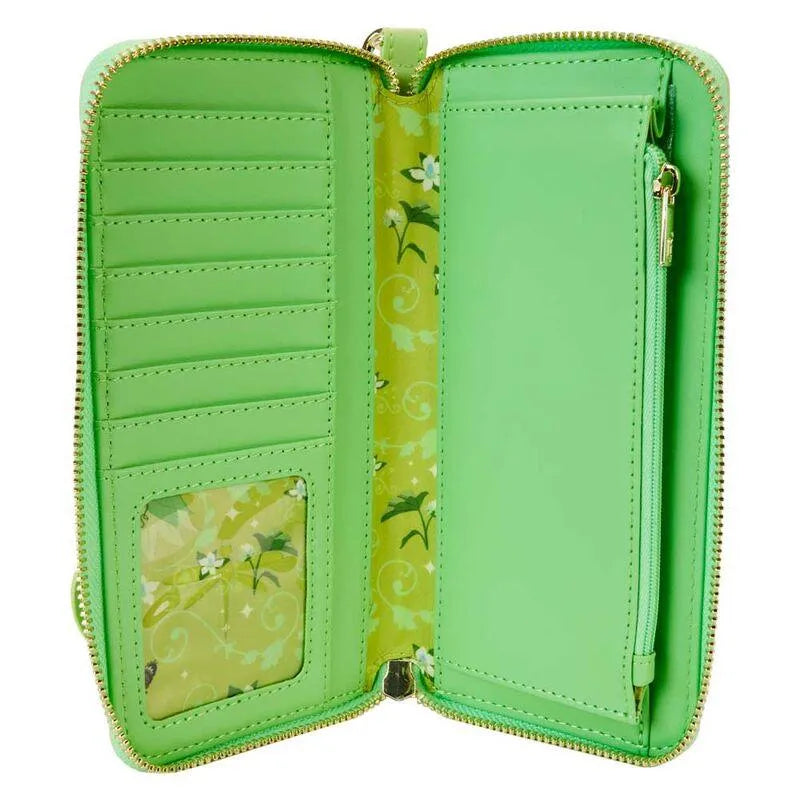 Loungefly Disney The Princess and the Frog Princess Series Lenticular Zip Around Wristlet Wallet - Ginga Toys