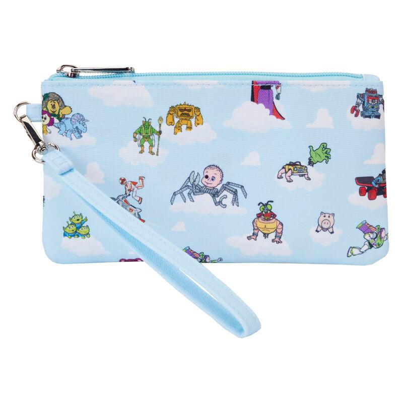 Loungefly Disney Toy Story Movie Collab All-Over Print Nylon Zipper Pouch Wristlet - Ginga Toys