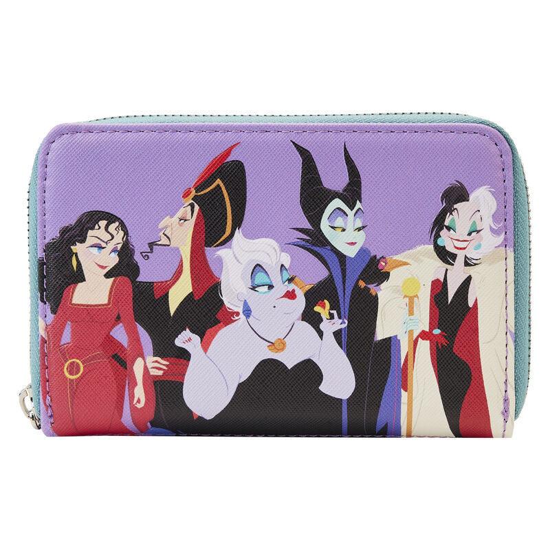Loungefly Disney Villains Color Block Zip Around Wallet - Loungefly - Ginga Toys