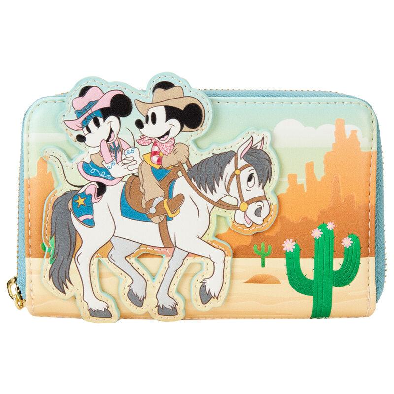 Loungefly Disney Western Mickey & Minnie Zip Around Wallet - Loungefly - Ginga Toys